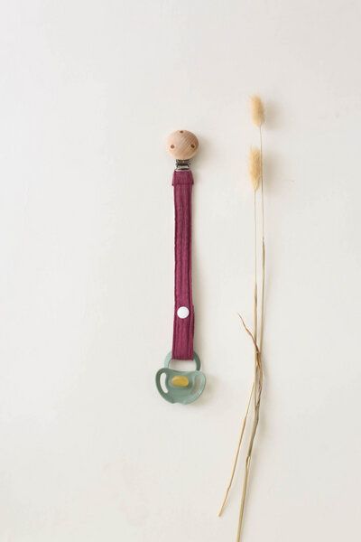 Musselin Schnullerband in 11 Farben | NoniKids Berlin von NoniKids Berlin