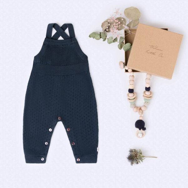 NoniKids Berlin NoniKids Geschenkebox *Romper Wagenkette navy* I GOTS & Bio von NoniKids Berlin