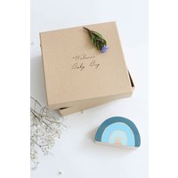 Naturkarton Geschenkbox Welcome Baby Boy | Nonikids Berlin von NoniKidsBerlin