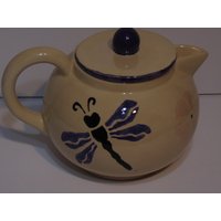 Keramik Libelle Teekanne von NonisStore