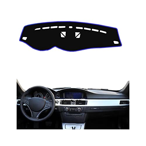 Armaturenbrett-Abdeckung Armaturenbrett-Matte Für B&MW 3er E90 E91 E92 E93 Wagon 2006 2007 2008 2009 2010 2011 Auto Armaturenbrett Pad Abdeckung Dash Mat Teppichschutz (Color : with NAV LHD 3) von Nonuin