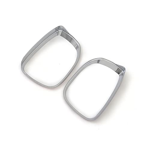 Auto Rückspiegel Rückspiegelabdeckung Verkleidung Für Mazda CX5 CX-5 KF CX-8 2017-2022 Chrom Auto Seitenspiegel Regenschutz Sonnenblendenrahmen Zubehör (Farbe : Chrome) von Nonuin