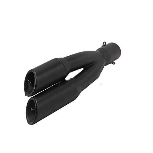 Nonuin Auspuffendschalldämpfer Für Motorräder Für Benelli 502C Universal Motorrad Doppelloch Auspuff Moto Schalldämpfer Escape Abnehmbarer Doppel DB Killer (Farbe : Right 1) von Nonuin
