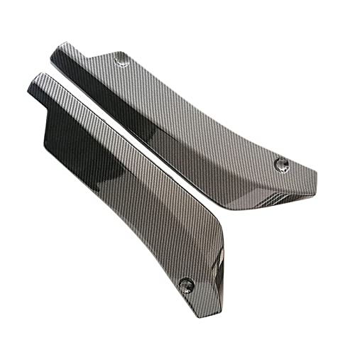 Nonuin Auto Heckspoiler Flügel Für Peugeot 206 208 308 307 207 3008 407 508 408 Hatch SW CC RCZ Auto Hintere Stoßstange Streifen Lip Spoiler Diffusor Splitter (Color : Carbon Texture) von Nonuin