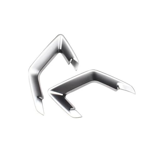 Nonuin Innentürgriffe Für Peugeot 308 308s 408 Zubehör Innere Armlehne Dekorative Rahmen Auto Styling Auto Innen Türgriff Abdeckung Trim Innen Handgriff Griffverkleidung (Color : Matt Silver) von Nonuin