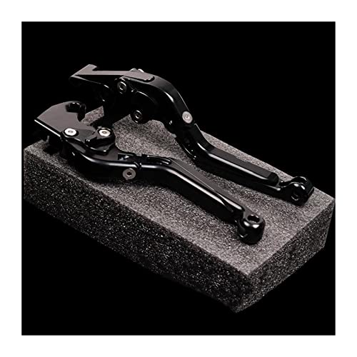 Motorrad Bremshebel Für FB Mondial Hipster HPS 125 Motorradzubehör Einstellbare CNC Aluminium Bremskupplungshebel Griff Bremshebel 1 Paar Kupplungshebel Bremsgriff (Farbe : Black) von Nonuinz