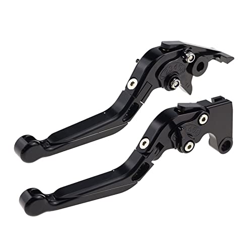 Motorrad Bremshebel Für Yamaha YZF-R7 2021 2022 Motorrad CNC Zubehör Klappbare Ausziehbare Bremskupplungshebel Verstellbarer Griffsatz Kupplungshebel Bremsgriff (Farbe : Black) von Nonuinz