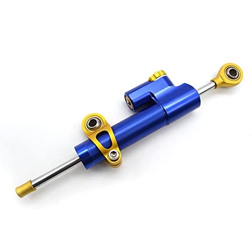 Motorrad Universal Stabilisator Dämpfer Lenkungshalterung Für Suzuki SV 1000 N S TL 1000 R GSXR 1100 GSX-1400 B-King (Farbe : Gold Blue and Box) von Nonuinz