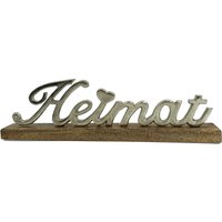 NOOR LIVING Deko-Schriftzug "Heimat", aus Holz und Aluminium von Noor Living