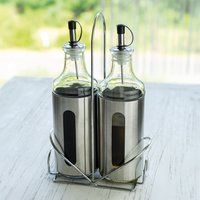 NOOR LIVING Menage-Set mit Edelstahlständer von Noor Living