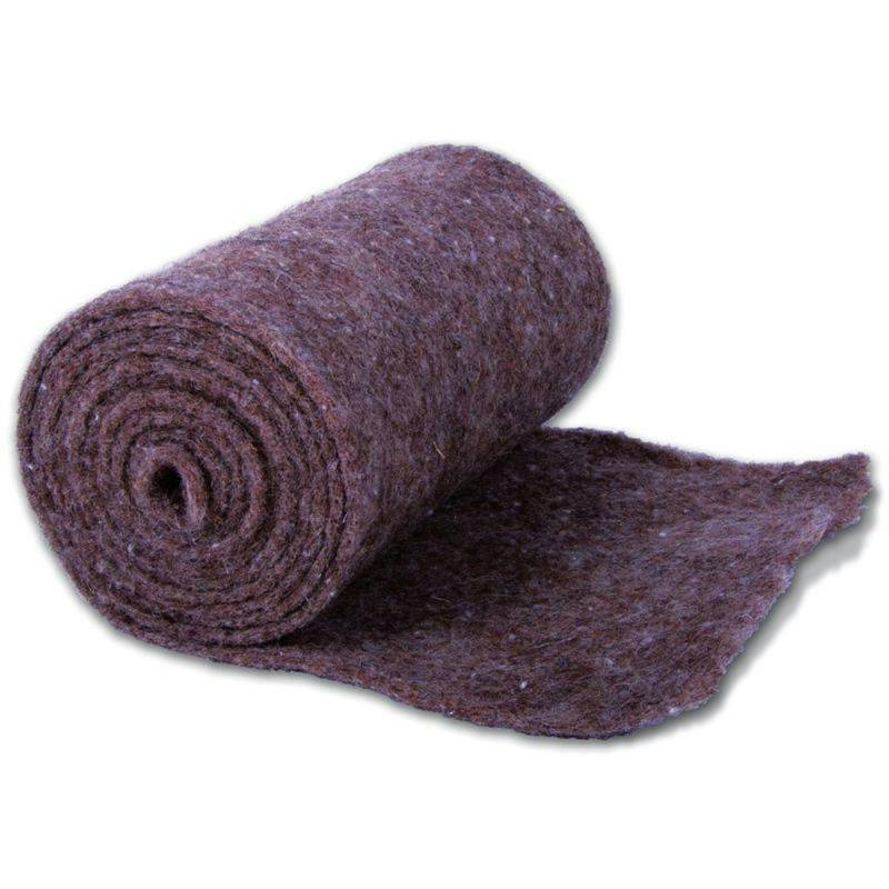 NOOR Wickelstreifen aus Schafwolle 20x200 cm braun 100% Naturfaser von Noor
