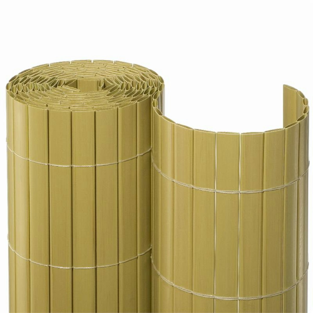 Noor PVC Sichtschutzmatte in verschiedenen Farben und Größen-bambus-10 m-0,90 m von Noor