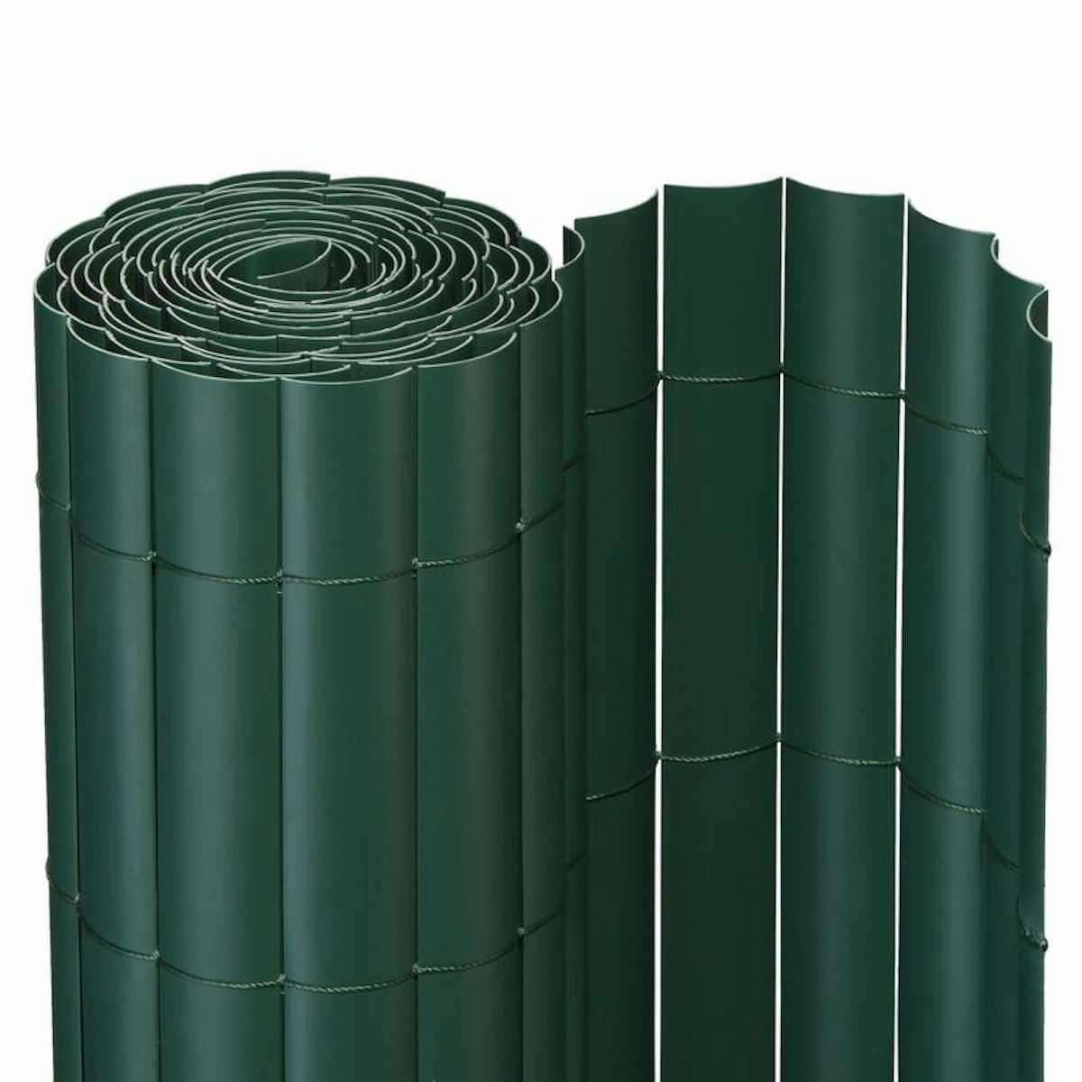 Noor PVC Sichtschutzmatte in verschiedenen Farben und Größen-grün -2,00 m-3 m von Noor