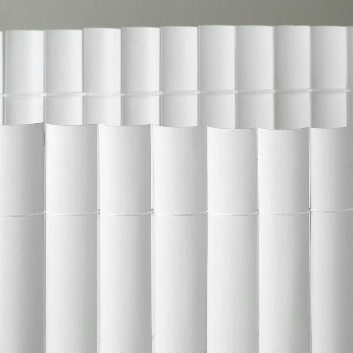 Noor PVC Sichtschutzmatte in verschiedenen Farben und Größen-weiß -2,00 m-3 m von Noor