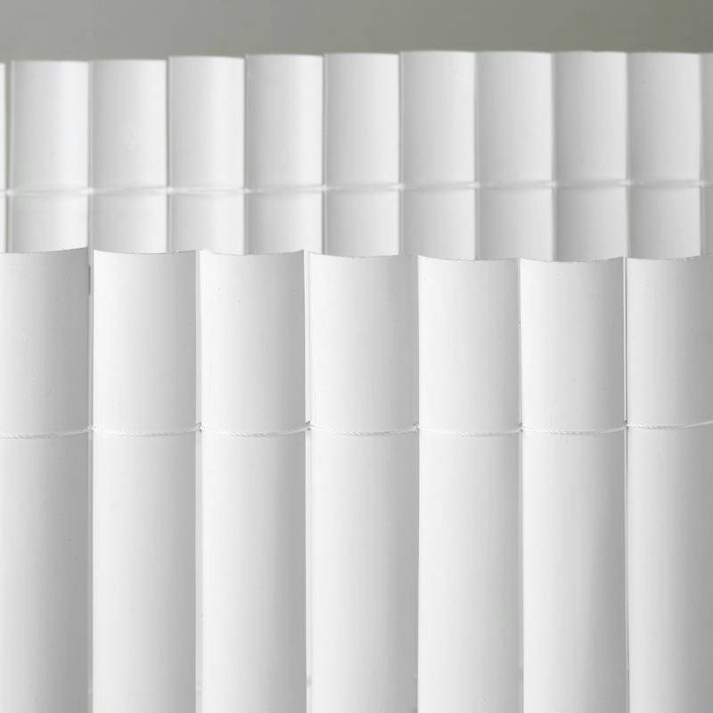 Noor PVC Sichtschutzmatte in verschiedenen Farben und Größen-weiß -2,00 m-3 m von Noor