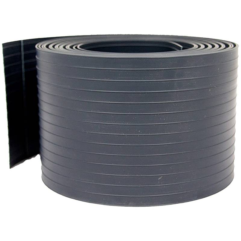 Noor Sichtschutzstreifen PVC Zaunblende Hart 19 cm x 255 cm Anthrazit von Noor