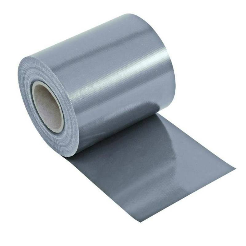 Noor Zaunblende PVC blickdicht 35 Meter inkl. 25 Klemmschienen-hellgrau (RAL 7040) von Noor