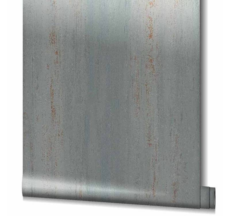 Noordwand Fototapete Tapete Topchic Stripes Effect Metallic Grau, (1 St) von Noordwand