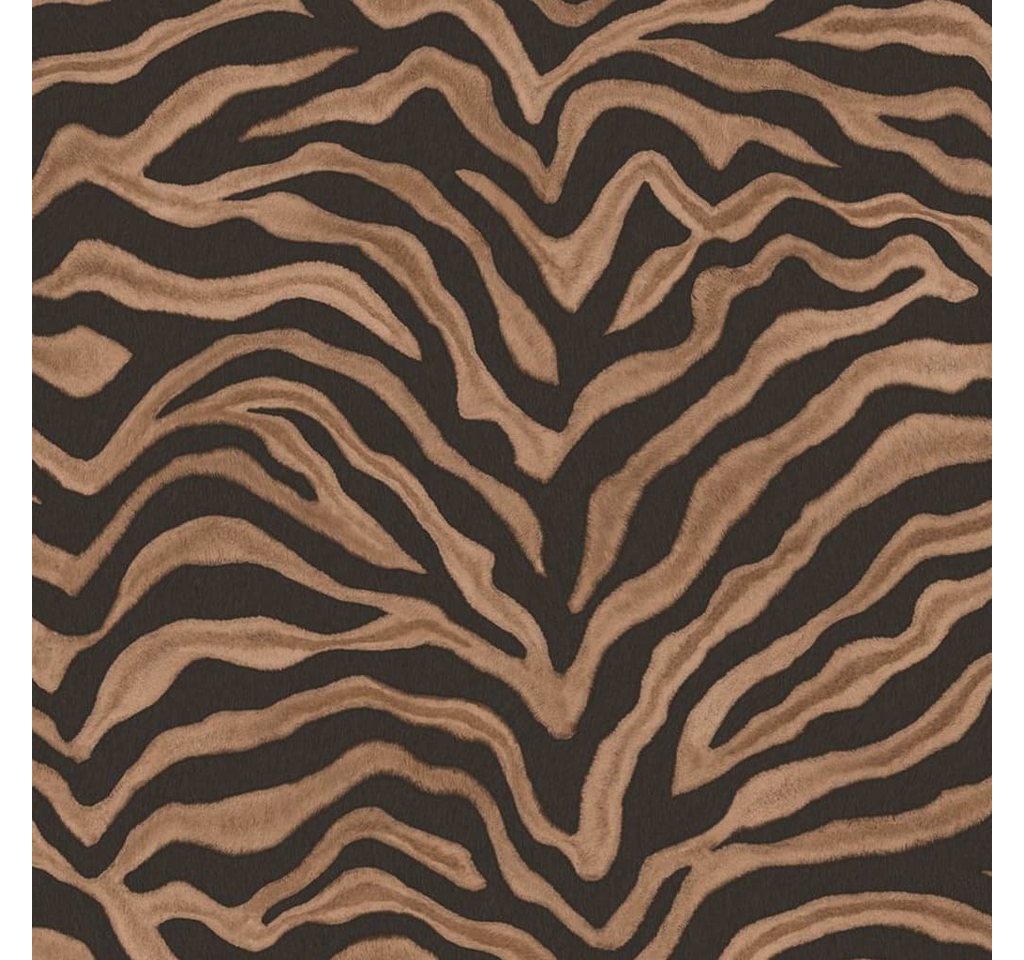 Noordwand Fototapete Tapete Zebra Print Braun, (1 St) von Noordwand