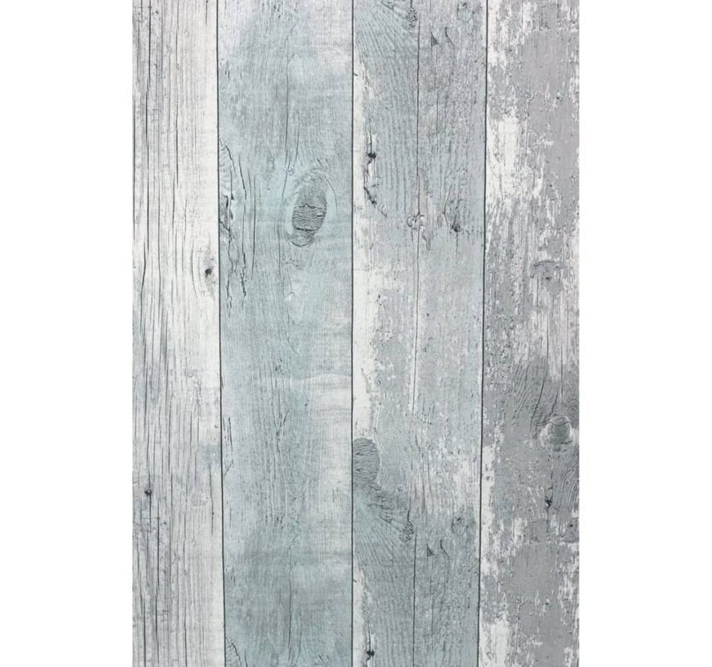 Noordwand Fototapete Topchic Tapete Wooden Planks Grau und Blau, (1 St) von Noordwand