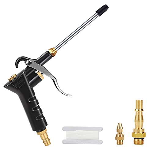 Noosverl Noosverl Druckluftpistole Luftpistole mit 1/4" BSP Britischer & Deutscher Hochdruck Ausblaspistolen Pneumatische Schnellkupplung Druckluft Zubehör, Schwarz Noosverl Noosverl Druckluftpistole Luftpistole mit 1/4" BSP Britischer & Deutscher Hochdruck Ausblaspistolen Pneumatische Schnellkupplung Druckluft Zubehör, Schwarz von Noosverl