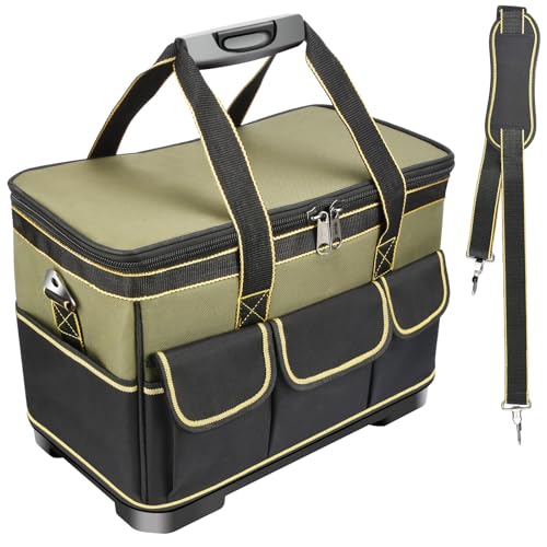 Noosverl Wasserdichte Profiund Faltbare Elektriker Werkzeugtasche Profi, größere Tasche für Werkzeug mit Innentasche, inkl Schultergurt, Vatertagsgeschenk, 40 x 23 x 28cm Noosverl Wasserdichte Profiund Faltbare Elektriker Werkzeugtasche Profi, größere Tasche für Werkzeug mit Innentasche, inkl Schultergurt, Vatertagsgeschenk, 40 x 23 x 28cm von Noosverl