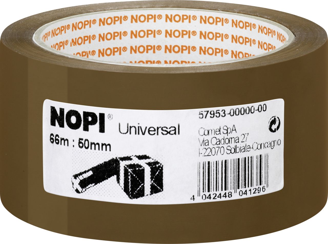 NOPI Packband Universal 66 m x 50 mm, braun von Nopi
