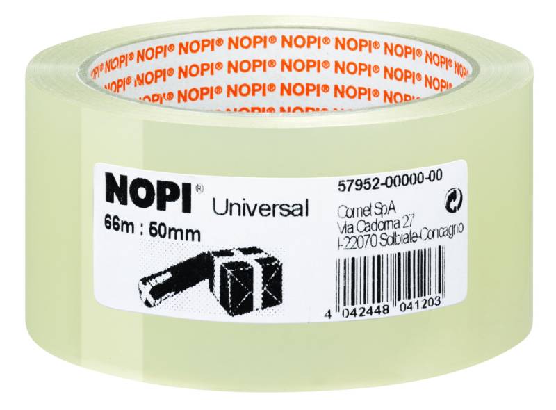 NOPI Packband Universal 66 m x 50 mm, transparent von Nopi