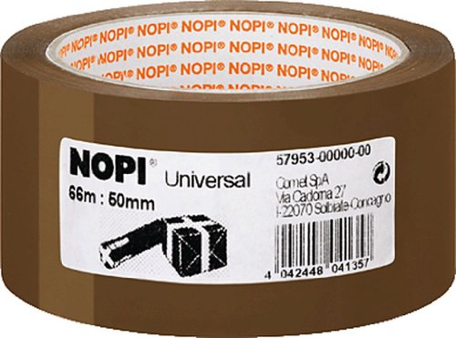 Nopi Packbänder Universal, PP, braun/57953 50 mm x 66 m von Nopi