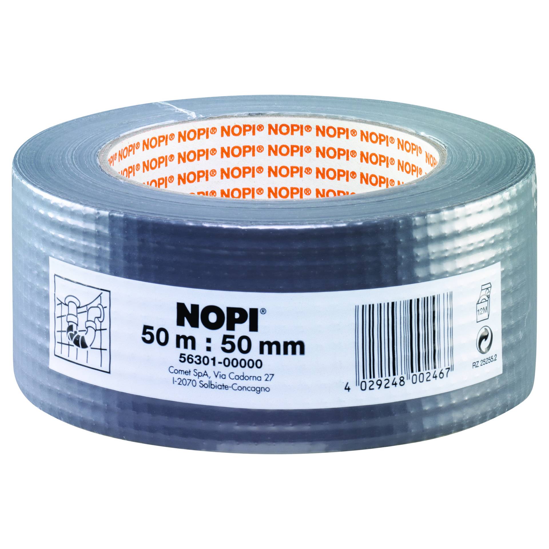 Nopi Reparaturband silber 50 m x 50 mm von Nopi