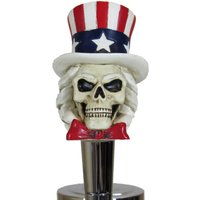 Benutzerdefinierte Handgefertigte Uncle Sam Skelett Kopf Schädel Bier Faß Handle Benutzerdefinierte Handgefertigte Uncle Sam Skelett Kopf Schädel Bier Faß Handle von NorCalSpeed707