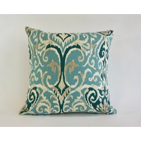 Deko Kissen Ikat Print Auf Mittelschwerer Baumwolle 2Er Set Deko Kissen Ikat Print Auf Mittelschwerer Baumwolle 2Er Set von NoraQHome