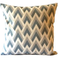 Dekorative Kissenhülle 2Er Set 16x16 Oder 18x18 Chevron Print - Mittelschwere Baumwolle Unsichtbarer Reißverschluss Dekorative Kissenhülle 2Er Set 16x16 Oder 18x18 Chevron Print - Mittelschwere Baumwolle Unsichtbarer Reißverschluss von NoraQHome