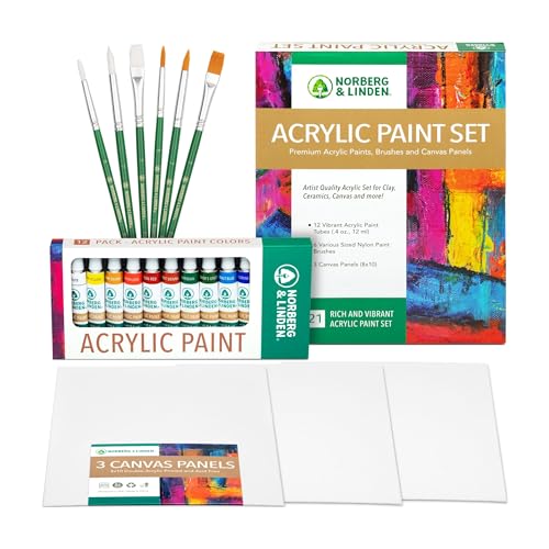 Free Hand Acrylfarbe Kunst Set Free Hand Acrylfarbe Kunst Set von Norberg & Linden