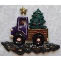 Lkw, Weihnachten, Noel Weihnachtsgeschenk, Polymer Clay Kunst, Polymerclay Schmuck, Geschenkidee, Weihnachtsschmuck, Deko, Weihnachtsdeko Lkw, Weihnachten, Noel Weihnachtsgeschenk, Polymer Clay Kunst, Polymerclay Schmuck, Geschenkidee, Weihnachtsschmuck, Deko, Weihnachtsdeko von NorbiKunst