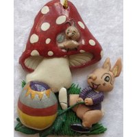Osterhase, Ostern, Osterngeschenk, Polymer Clay Kunst, Schmuck Zu Polmerclay Schmuck, Geschenkidee Osterndekoration Osterhase, Ostern, Osterngeschenk, Polymer Clay Kunst, Schmuck Zu Polmerclay Schmuck, Geschenkidee Osterndekoration von NorbiKunst