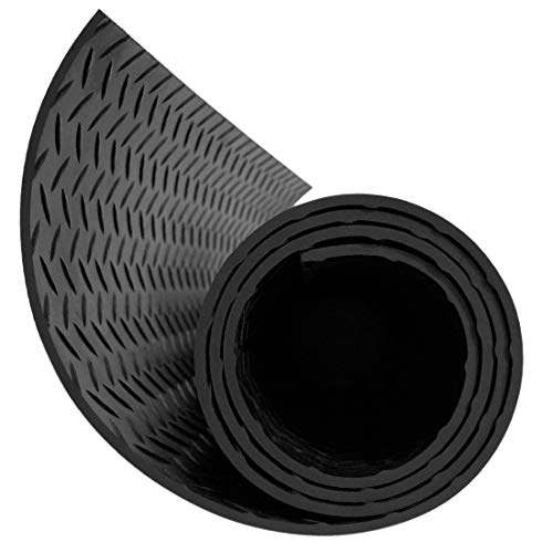 3m² Riffelmatte 1,50m x 2,00m, Stärke: 5 mm, Gummimatte von Nord-Industriegummi