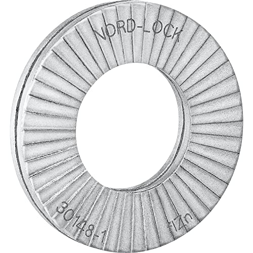 NORD-LOCK 1212 Keilsicherungsscheiben NL 4sp zinklamellenbeschichtet, nach DIN25201 Inhalt: 200 Stück, Silber NORD-LOCK 1212 Keilsicherungsscheiben NL 4sp zinklamellenbeschichtet, nach DIN25201 Inhalt: 200 Stück, Silber von Nord-Lock