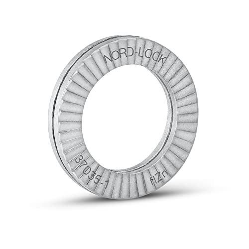 Original Nord-Lock Stahl Keilsicherungsscheiben NL10 für M10. d (mm): 10,7 - D (mm): 16,6 - T (mm): 2,5 von NORD-LOCK GROUP