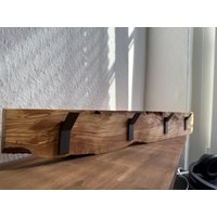Massives Olivenholz Wandhaken Mit Messinghaken - Handgefertigter Rustikaler Eingangsbereich, Modernes Natürliches Flurdekor Massives Olivenholz Wandhaken Mit Messinghaken - Handgefertigter Rustikaler Eingangsbereich, Modernes Natürliches Flurdekor von NordWayDesign