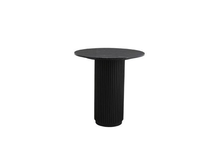 NORDAL Beistelltisch, schwarz, Schwarz von Nordal