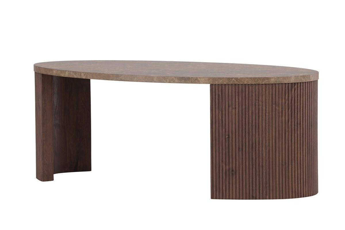 Nordanest Couchtisch BRISTOL 120x60cm, Gerillte MDF-Beine, Steinlook-Oberfläche Nordanest Couchtisch BRISTOL 120x60cm, Gerillte MDF-Beine, Steinlook-Oberfläche von Nordanest