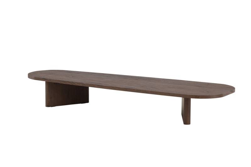 Nordanest Couchtisch GRÖNVIK 180x55cm, Abgerundete Ecken, extragroße Ablagefläche von Nordanest
