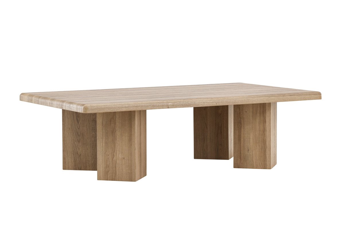 Nordanest Couchtisch LILLEHAMMER 140x80cm, Naturholzoptik, 3D-Struktur, moderne Linienführung Nordanest Couchtisch LILLEHAMMER 140x80cm, Naturholzoptik, 3D-Struktur, moderne Linienführung von Nordanest