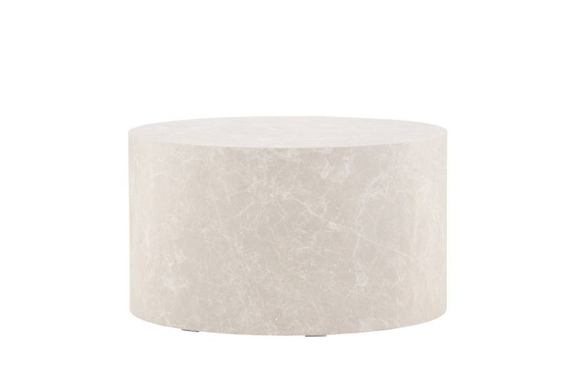 Nordanest Couchtisch York ⌀80 (Einzeltisch), Zylindrisches Design, durchgehende Manteloptik von Nordanest