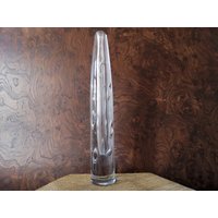 Asta Strömberg Strömbergshyttan Suède Große Vase En Verre Lourd Anneaux D'air 70's von Norden5070