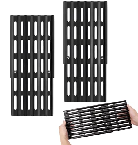 2er Set Grillrost Verstellbar - 15cm Breit Universal Ersatz Grillrost für BBQ Grills, Universal Grillroste für Gasgrills, Ausziehbar von 31cm bis 48cm Tiefe, Porzellan Stahl 2er Set Grillrost Verstellbar - 15cm Breit Universal Ersatz Grillrost für BBQ Grills, Universal Grillroste für Gasgrills, Ausziehbar von 31cm bis 48cm Tiefe, Porzellan Stahl von Nordic Bbq Store