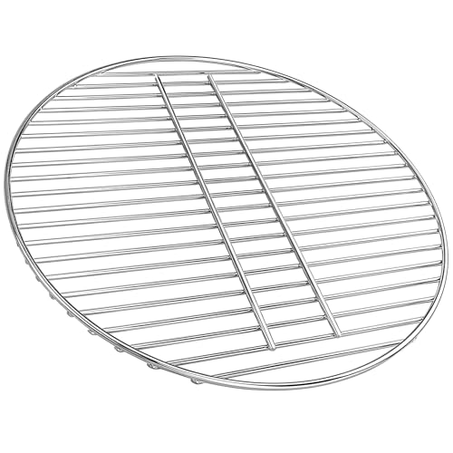 Nordic Bbq Store 7441 Holzkohlerost mit 43 cm Durchmesser für 57 cm runde Weber One-Touch Silber, Kugelgrills, Bar B Wasserkocher und Master Touch und One-Touch-Holzkohlegrills von Nordic Bbq Store