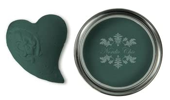 Nordic Chic Chalk Paint | Colour Moroccan Green | 150ml | for Furniture, Wood, Metal and more | zero VOC | Ecolabel | EN 71-3 Cert. (can be used on Childrens Furniture) von Nordic Chic