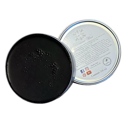 Nordic Chic Wax | Colour Black | 200ml | All Natural Ingredients |for Wood and Painted Furniture von Nordic Chic